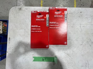 lot 61 image: 2) 3PACK  32-78 COMPACT PORTABLE MILWAUKEE BAND SAW BLADES