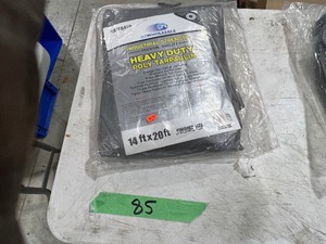 lot 85 image: 14 X 20 HEAVY DUTY POLY TARP