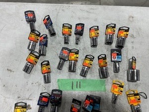 lot 111 image: 12 DRIVE SOCKETS MM & SAE