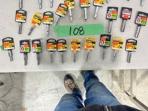 lot 108 image: 14DRIVE DEEP SOCKETS MM & SAE