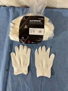 lot 12 image: 12 Pack Superior Touch S13DY Dexterous, Cut Resistant Inspector Gloves&nbsp13 Gauge Knit Gloves made with HPPE -&nbspgives greater cut resistance