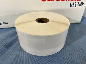 lot 31 image: MSRP $280  1 Case (6 rolls) NEW Caresfield 86363 2 x 1.25 Thermal Transfer Labels