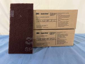 lot 36 image: 2 Cases (20 each per case) NEW 3M SPP4-58x10 Scotch Brite Surface Preparation Pads
