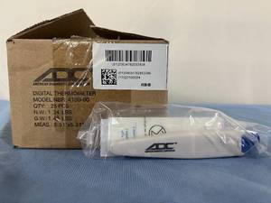 lot 40 image: 1 Case (25 each) NEW ADC American Diagnostic Corp 413B-00 Adtemp II Digital Oral Baby Armpit Rectal Thermometer With Alarms - Each Unit Boxed With 5 Sheaths