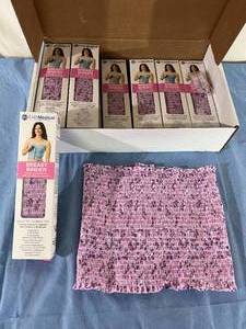 lot 54 image: MSRP $400  Lot of 10 NEW in Boxes EaB Medical Patented Technology Stylish Feminine Post Procedural Support Breast Binders - Sizes Small, Medium & Large