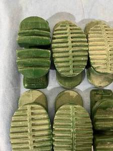 lot 66 image: Lot Of Medical Walking Cast Rubber Orthopedic Heels