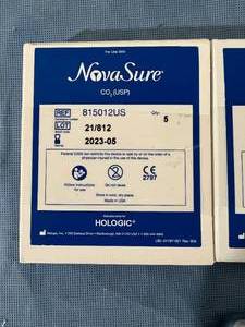 lot 70 image: Lot of 3 NEW Hologic 815012US 5-Pack NovaSure CO2 (USP) Cylinders - Expiration 523