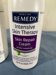 lot 73 image: Lot of 3 NEW Medline 32 fl oz. REMEDY Intensive Skin Therapy Repair Cream with Phytoplex Nutrition
