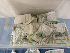 lot 124 image: Lot of NEW Infant Newborn Baby Clothes Or Doll Clothes