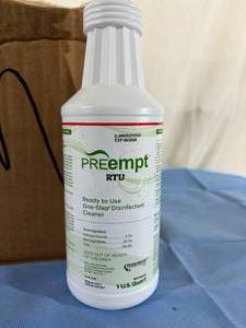 lot 179 image: $$$ Lot of 13 NEW Mixed Peridox RTU Mold Killing Antimicrobial Solution Bottles and PreEmpt RTU Ready-To-Use One-Step Disinfectant Cleaner Bottles Expirations From 1024 thru 626