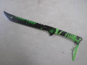 lot 8 image: (A-3) 25 Z-Hunter ZB-124 Zombie Killer Sword Machete with Sheath