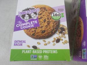lot 69 image: (B-1) 2 Boxes of Lenny & Larrys Oatmeal Raisin Cookies Past Date