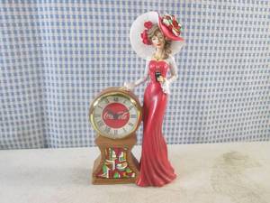 lot 85 image: (CSB) Coca-Cola Timeless Memories Clock Figure 9 14 Tall