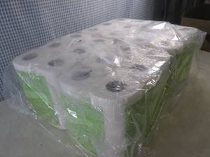 lot 112 image: (BR2) 48 Rolls 2-Ply Bath Tissue 4 Inner 12 Roll Packs
