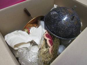 lot 162 image: (G-1) Big Box of Misc Kitchen Items - Looks Like All or Most Is Vintage