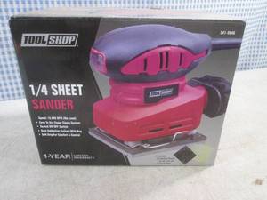 lot 177 image: (EC1) Tool Shop 14 Sheet Sander with Box