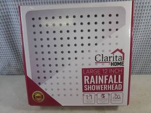 lot 189 image: (D-3) Large 12-Inch Rainfall Shower Head
