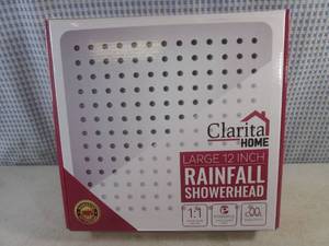 lot 190 image: ((D-3) Large 12-Inch Rainfall Shower Head
