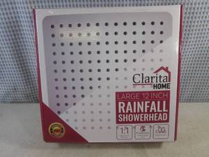lot 191 image: (D-3) Large 12-Inch Rainfall Shower Head