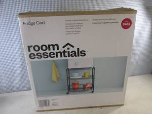 lot 218 image: (A-4) Fridge Cart Powder Coated Steel Frame Unopened