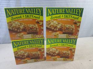 lot 273 image: (B-1) 4 Boxes Nature Valley Peanut Chewy Granola Bars Best by Jan 2024