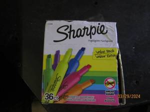 box of sharpies 36 ct...