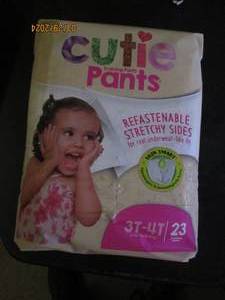 package of cutie training pants 3t-4t 23 training pants in package