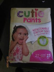 package of cutie training pants 3t-4t 23 training pants in package
