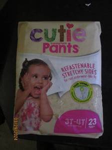 package of cutie training pants 3t-4t 23 training pants in package