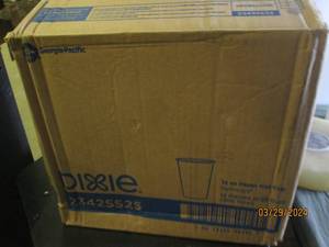 case of dixie 12 oz paper hot cups 12 sleeves of 25 300 total