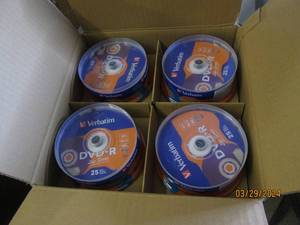case of 100 dvd-r discs...