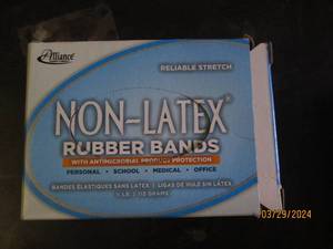 package of non-latex rubberbands...