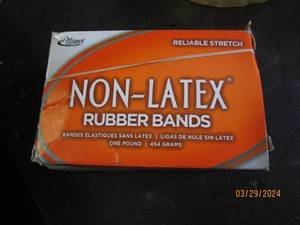 package of non-latex rubberbands...