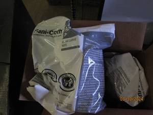 case of sani-cloth germiciadal disposable wipes 2 refills with 160 wipes each