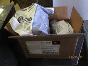 case of sani-cloth germiciadal disposable wipes 2 refills with 160 wipes each