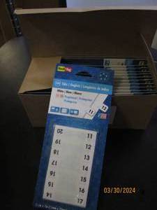 package of redi tag 104 tabs 12 packages in box