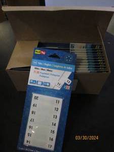 package of redi tag 104 tabs 12 packages in box