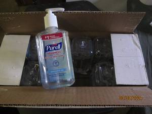 case of purell advanced had sanitizer gel 1212floz bottles in case