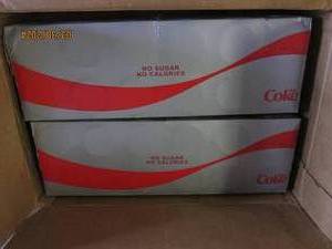 212 packs of diet coke...