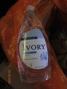 7 bottles of ivory dish soap 24floz per bottle