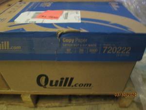 case of quill copy paper 8 12 x 11 5000 sheets