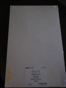 luxpaper 11x17 strathmore paper bright white 32lb 50 pcs in package