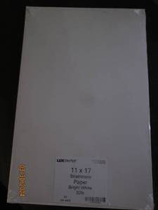 luxpaper 11x17 strathmore paper bright white 32lb 50 pcs in package