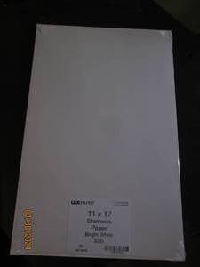 luxpaper 11x17 strathmore paper bright white 32lb 50 pcs in package