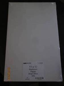 luxpaper 11x17 strathmore paper bright white 32lb 50 pcs in package