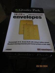 quality park 10x13 inch envelopes 100 in package