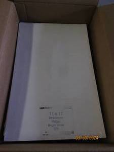 case of luxpaper 11x17 strathmore paper bright white 20 packages of 50 in case
