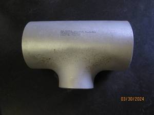 3x3x2 inch tee buttweld...