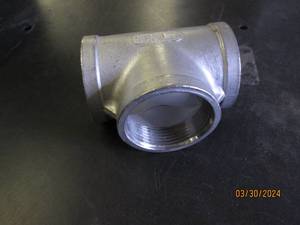 1 12 threade tee 150 #...304 Stainless Steel