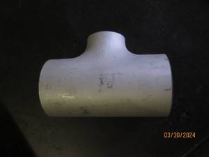 3x3x2 inch tee buttweld 30455...304 Stainless Steel